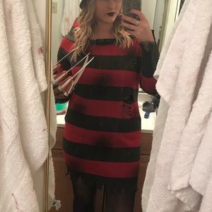 Freddy Krueger Halloween dress